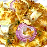 豆腐と米粉ピザ|るるうささん