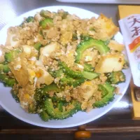 大豆ミートのゴーヤチャンプル|みえさん