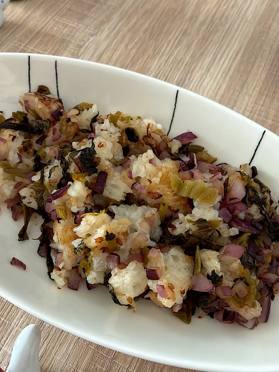 タイもち米を使った高菜チャーハン|みかふく_食生活見直し保健師ごはん。さん