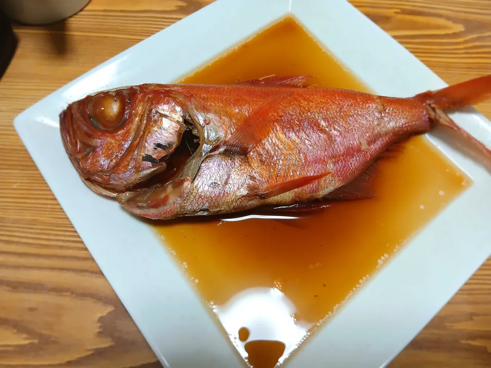 金目鯛の煮付け(湯煎)|ぽんすけさん