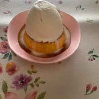 今日のおやつはプリン