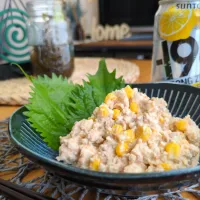 大豆肉とｺｰﾝの白和え|まりおさん