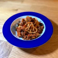 スパゲッティ 茄子と豚挽肉のラグートマトソース|17oyaziさん