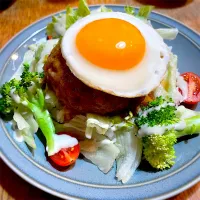 ハンバーグ丼|ふうりんさん