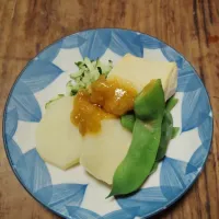 モロッコ豆とじゃがいも梅味噌󠄀| 由紀子さん