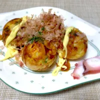 カマンベールチーズ入り🐙たこ焼き|eiyadeさん