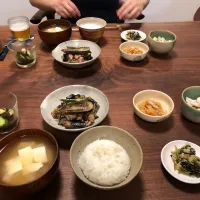 もずく酢、茄子の味噌炒め| タロッカ主夫見習いさん