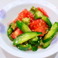 夏野菜たっぷり中華サラダ|まゆさん