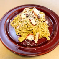タコとアボカドと胡桃のパスタ|かわうそcookingさん