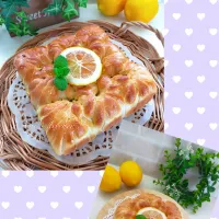 レモンチョコートのちぎりパン☺️🍋|あみさん