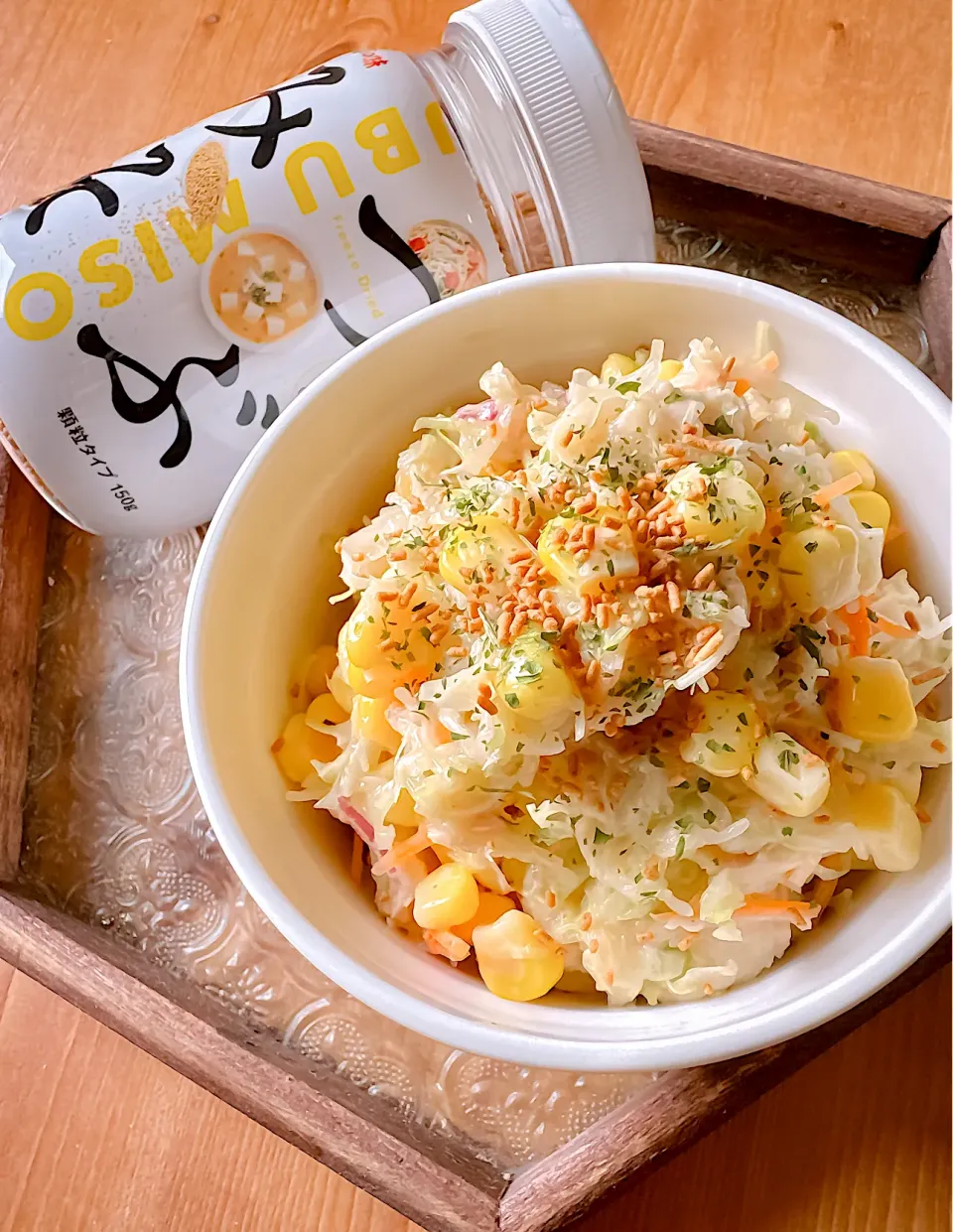 にゃんぺこさんの料理 🥗つぶみそで和風味噌マヨコールスロー🥗|にゃんぺこさん