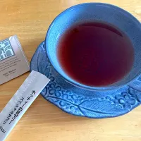 チョコちゃんがお味見でくれたアサイーteaと目に良いゼリー♡|さくたえさん