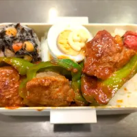 ピーマン肉詰弁当|まゆみさん