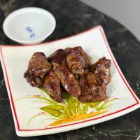 ハツの照り焼き