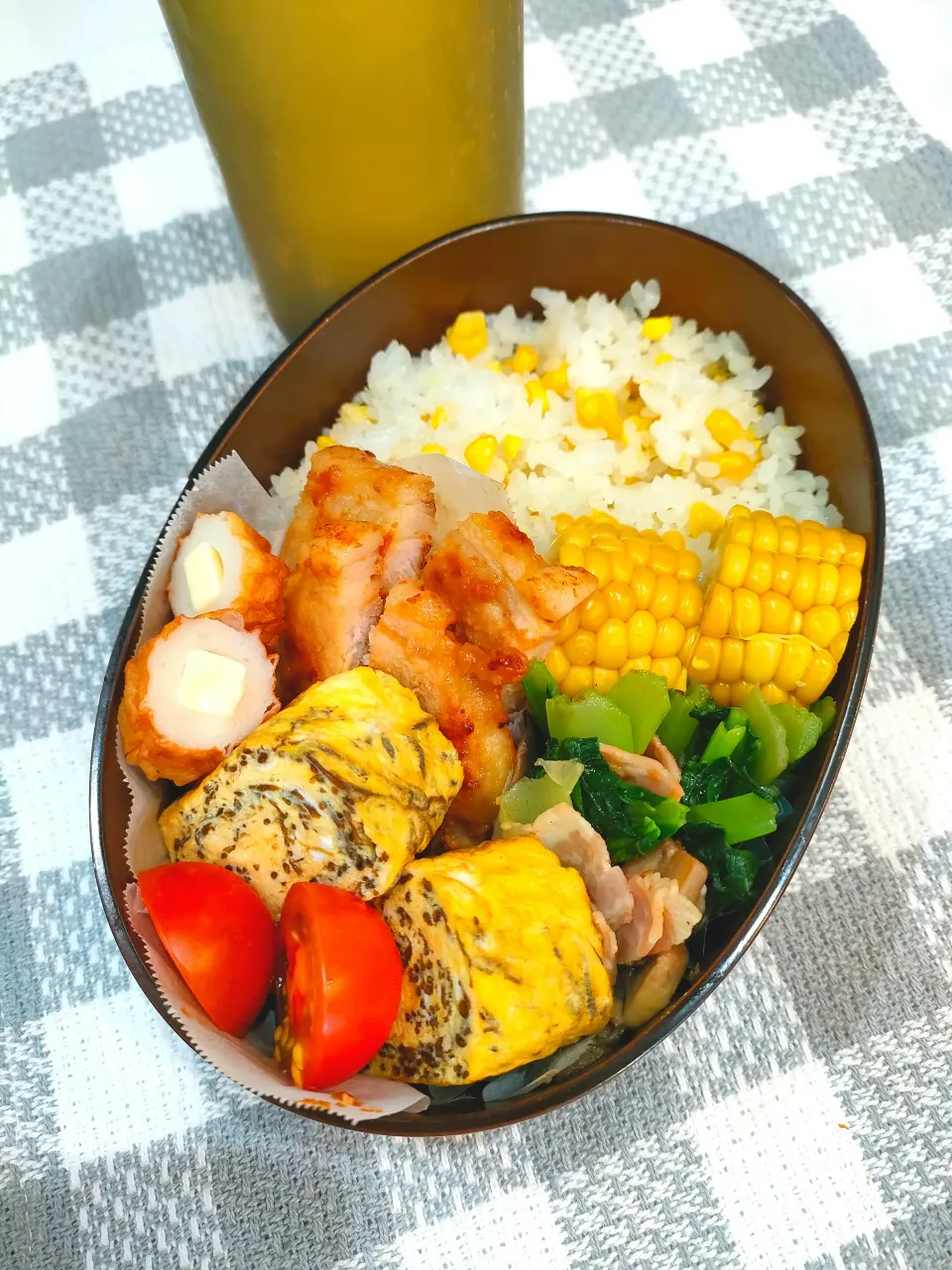 とうもろこしご飯弁当|ルルさん