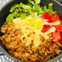 大豆ミートでタコライス🥗|ゆさん