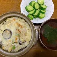 昼食　リゾット風焼きチーズグラタン| ATさん