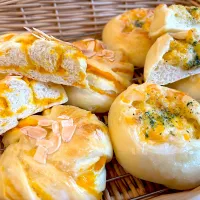 ＊かぼちゃねじりパン
＊ポテたまチーズパン|さっちんさん