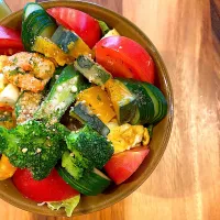 サラダ🥗そうめん弁当|cocochiさん