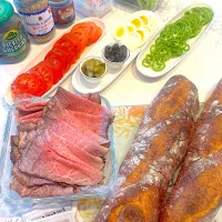 SABWAYごっこ🥪🌭ローストビーフサンド|まりっぺさん
