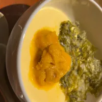 生ウニの茶碗蒸し|チョロ丸さん