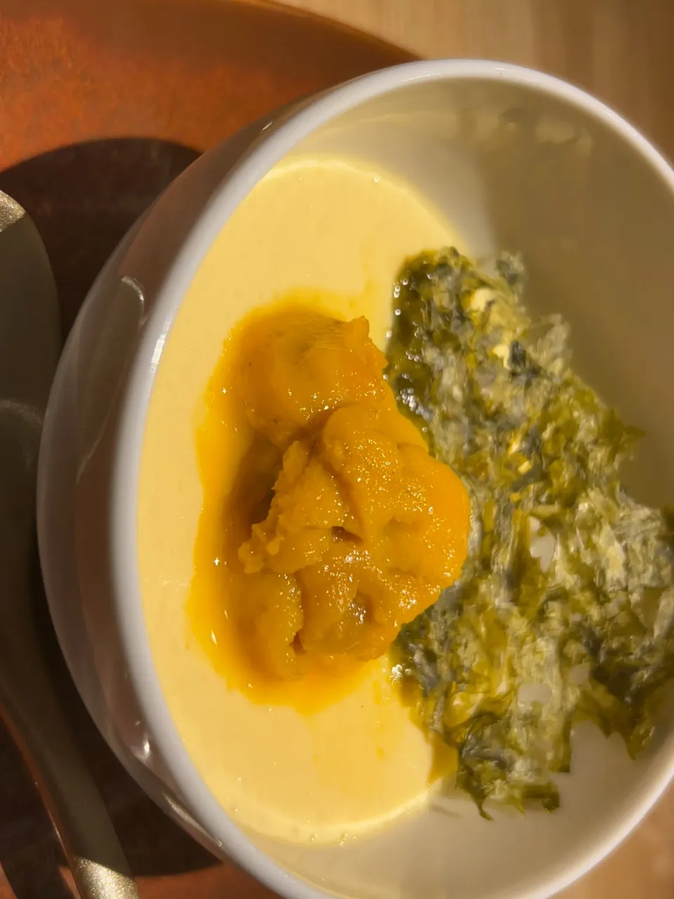 生ウニの茶碗蒸し|チョロ丸さん