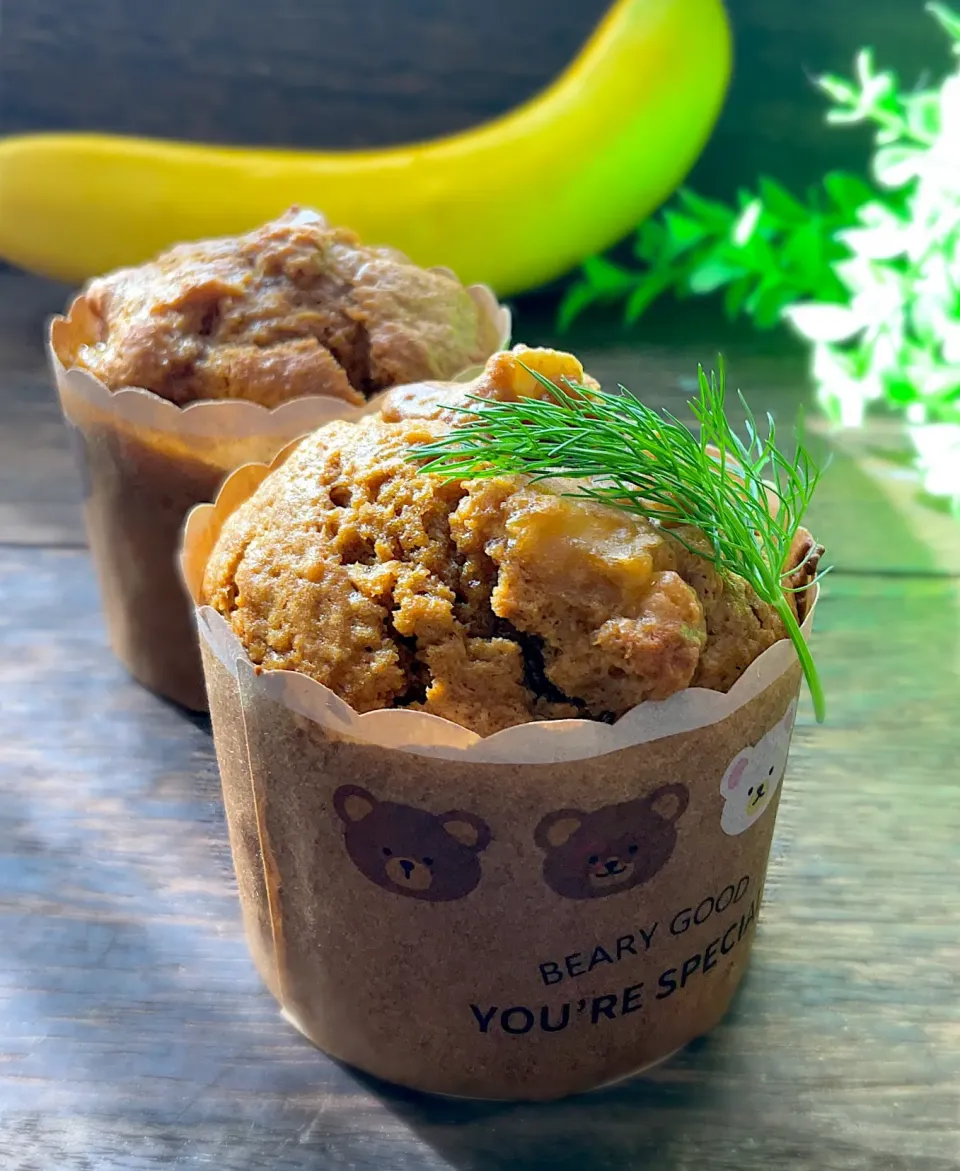 きなことモラセスのバナナマフィン🍌|9421beruさん