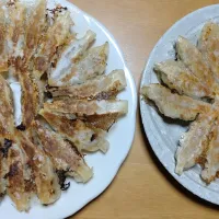 夜ごはん　食べられてしまった餃子|しまだ ちえこさん