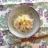 acoさんの料理 鶏そうめん|acoさん