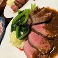 和牛ランプステーキ！