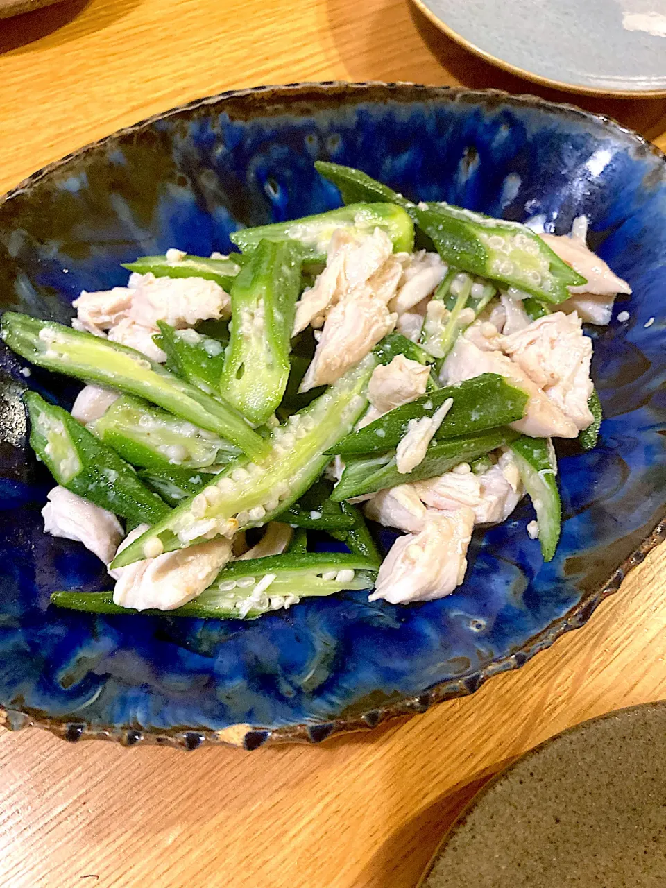 オクラとささみと塩麹和え|CHIZUさん
