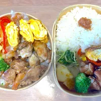 照り焼きチキン弁当🍱|ふみふみさん