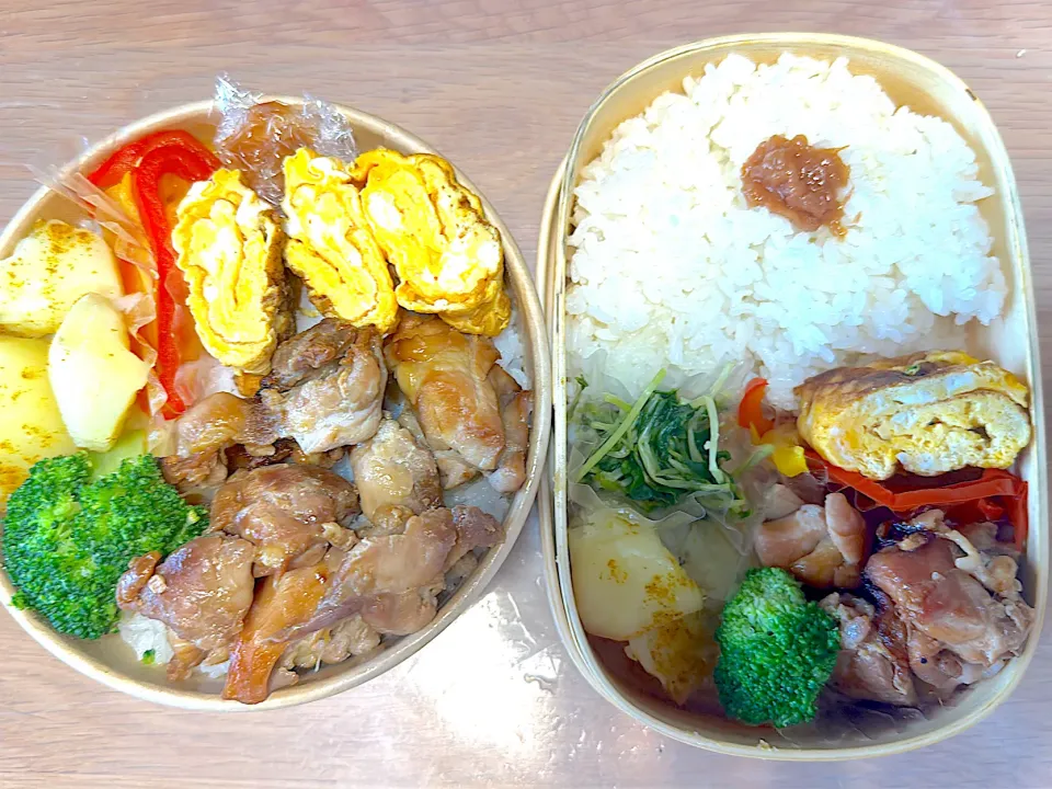 照り焼きチキン弁当🍱|ふみふみさん