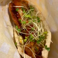 照り焼きチキンピタサンド🥙|えみりんさん