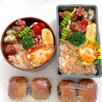 鶏の唐揚げ
ちくわの磯辺揚げ
冷凍グラタン
シャウエッセン
卵焼き
ブロッコリー
枝豆
ミニトマト
鮭ご飯(かつお梅)
パン・オ・ショコラ|ayumomさん