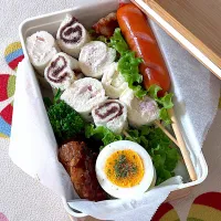 くるくるサンドイッチ弁当|Chiharϋnさん