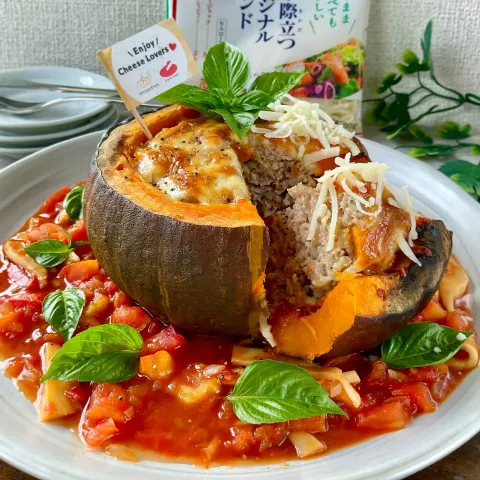 「香り際立つオリジナルブレンド」を使ってみたSnapdishの料理・レシピ写真:カボチャnoファルシ