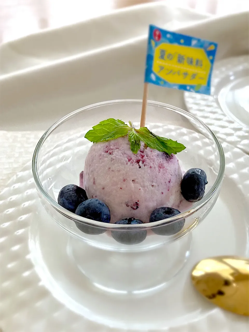 新味料でブルーベリーヨーグルトアイス|花🍀さん