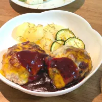 チーズハンバーグ|あぼちさん
