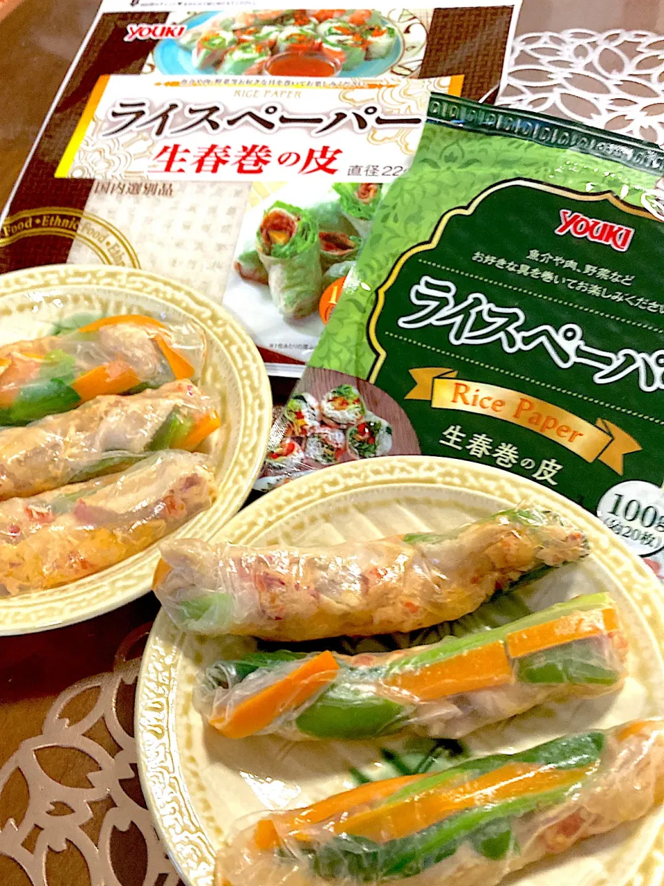 生春巻き巻き✨|るるうささん