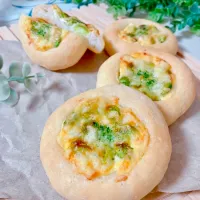 米粉の枝豆チーズパン