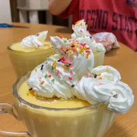 孫が作ったプリン|タマ三郎さん
