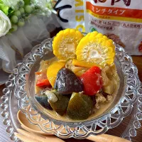 つぶみそで作る大豆のお肉と夏野菜たっぷりラタトゥイユ✨|いっちゃんさん