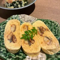 う巻きと帆立のぬた和え|れりさん