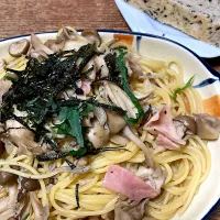 和風キノコスパゲティ