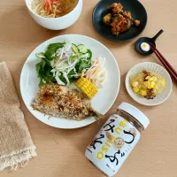 つぶみそづくしの 晩ごはん