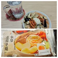 昨日夜勤出勤前の夕食2025年初冷麺|Tarou  Masayukiさん