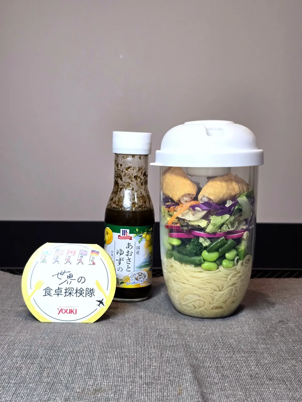 サラダパスタ|オハナシマンさん