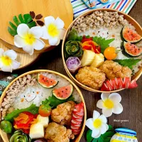 カーリーヘアの女の子弁当|Akiyoෆ¨̮⑅さん