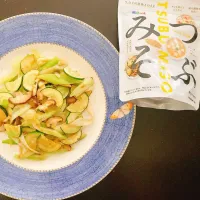 つぶみそと紹興酒で、ネギ炒め|fai家の暮らしさん